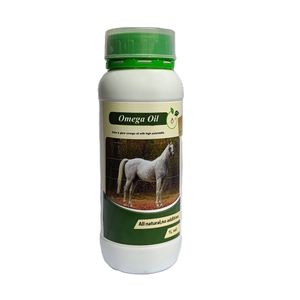روغن خوراکی تقویت مفصل و سم اسب فست‌کوک مدل omega plus حجم 1 لیتر
