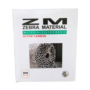 زغال اکتیو آکواریوم مدل zebra material حجم 500 میلی لیتر