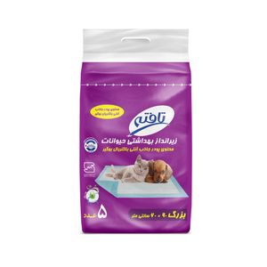 زیرانداز بهداشتی حیوانات خانگی تافته مدل 6090 بسته 5 عددی