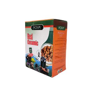 سرامیک آکواریوم آکوا مدل red ceramic وزن 150 گرم