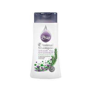 شامپو حیوانات پرسا مدل anti hair anti dandruff حجم 250 میلی لیتر
