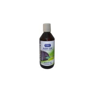 شربت تقویت کننده پوست و مو سگ دکتر کلودر مدل glossy coat حجم ۲۵۰ میلی لیتر