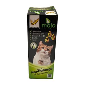 شربت گربه ماجو مدل fish oil وزن 100 گرم