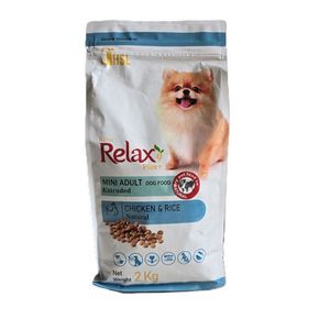 غذا خشک سگ بالغ ریلکسی مدل mini adult با طعم مرغ وزن 2 کیلو گرم