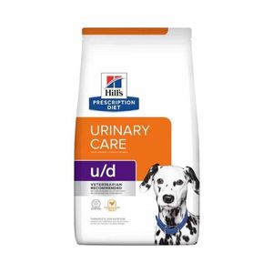 غذا خشک سگ بالغ هیلز مدل urinary care u_d با طعم مرغ وزن 4 کیلوگرم
