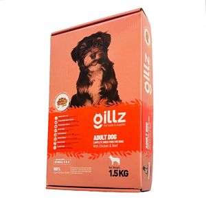 غذا خشک سگ مدل گیلز با طعم مرغ و گوشت وزن 1.5 کیلوگرم