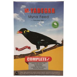 غذا خشک مرغ مینا یادگار مدل pelleted وزن 1 کیلوگرم