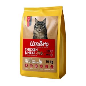 غذا خشک گربه بالغ اومرو مدل 05 طعم مرغ و گوشت وزن 500 گرم