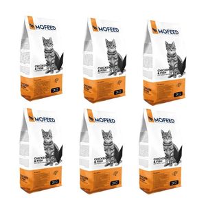غذا خشک گربه بالغ مفید مدل  digia30 fish&chicken طعم مرغ و ماهی وزن 2000 گرم مجموعه 6 عددی