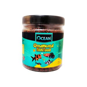 غذا ماهی آکواریوم اوشن مدل ornamental وزن 350 گرم