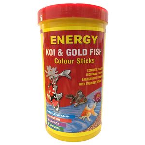 غذا ماهی انرژی مدل koi & gold fisf colour sticks حجم 1000 میلی لیتر