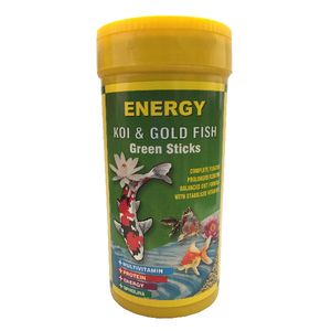 غذا ماهی انرژی مدل koi & gold fisf green sticks حجم 250 میلی لیتر
