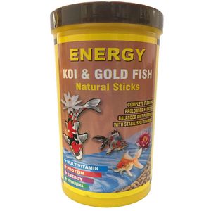 غذا ماهی انرژی مدل koi & gold fisf natural sticks حجم 1000 میلی لیتر