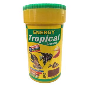 غذا ماهی انرژی مدل tropical granulat وزن 45 گرم
