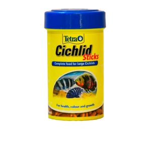 غذا ماهی تترا مدل cichlid sticks حجم 100 میلی لیتر
