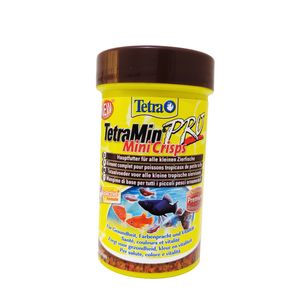غذا ماهی تترا مدل mini crips pro کد t12 وزن 32 گرم