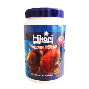 غذا ماهی هیکاری مدل didcus bites وزن 150 گرم