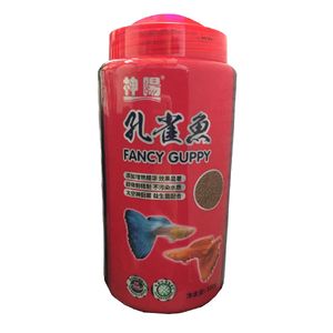 غذا ماهی هیکاری مدل fancy guppy وزن 100 گرم