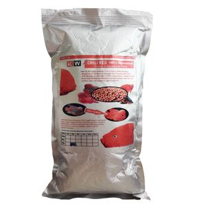 غذا ماهی کی دبلیو مدل chili red وزن 250 گرم