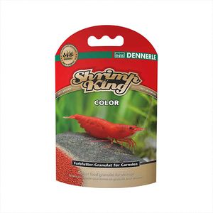 غذای تشدید رنگ میگو دنرله مدل shrimp king color وزن 30 گرم