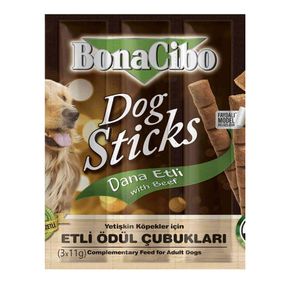 غذای تشویقی سگ بوناسیبو مدل dog sticks وزن 33گرم