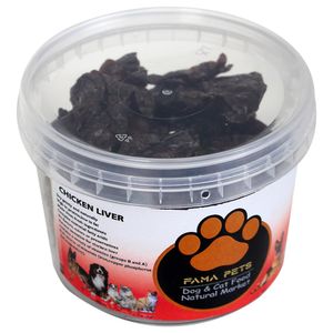 غذای تشویقی سگ فاما پت مدل chiken liver وزن 100 گرم