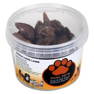 غذای تشویقی سگ فاما پت مدل snack lung lambs وزن 100 گرم