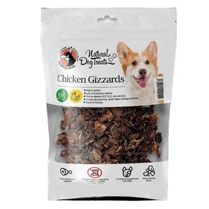 غذای تشویقی سگ هاپومیل مدل chicken gizzards کد 24 وزن 70 گرم