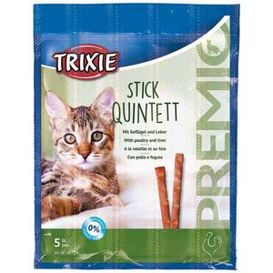 غذای تشویقی گربه تریکسی مدل stick quintett وزن 25 گرم