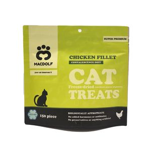 غذای تشویقی گربه مکدلف مدل chicken fillet وزن 100 گرم