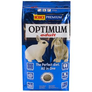 غذای خرگوش بالغ کیکی مدل optimum وزن 800 گرم