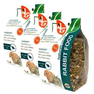 غذای خرگوش فورجی مدل 4gr1 وزن 1000گرم بسته 3 عددی