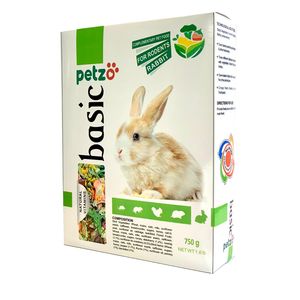غذای خرگوش پتزو کد pzrabbit وزن 750 گرم