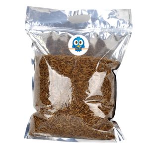 غذای خشک حیوانات مدل کرم میل ورم کد kh1g وزن 1 کیلو گرم