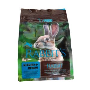 غذای خشک خرگوش تاپ فید مدل rabbit daily pelletfood وزن 1 کیلوگرم