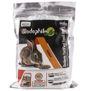 غذای خشک خرگوش رودوفیل مدل rabbit 01 وزن 800 گرم