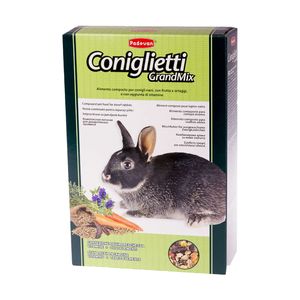 غذای خشک خرگوش پادوان مدل grandmix coniglietti وزن 850 گرم