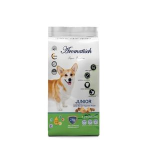 غذای خشک سگ آروماتیش مدل junior chicken  وزن 15 کیلوگرم