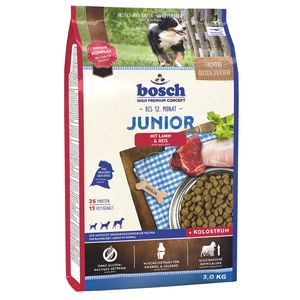 غذای خشک سگ بوش مدل junior lamb and rice وزن 3 کیلوگرم