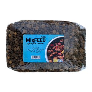 غذای خشک سگ حمایتی شهرپت مدل mixfeed وزن 2 کیلوگرم