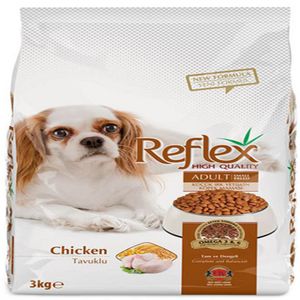 غذای خشک سگ رفلکس مدل adult&chicken وزن 3 کیلوگرم