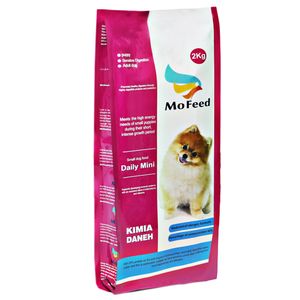 غذای خشک سگ مفید مدل mini adult teh وزن 2 کیلوگرم بسته 6 عددی