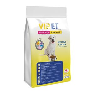 غذای خشک سگ وی پت مدل junior large breed وزن 1.5 کیلوگرم