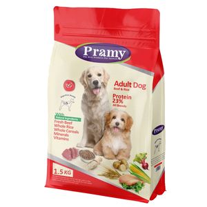 غذای خشک سگ پرامی مدل adult dog حجم 1.5 کیلوگرم