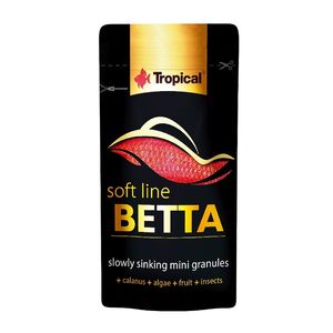 غذای خشک ماهی تروپیکال مدل soft line betta وزن 5 گرم
