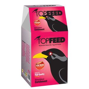 غذای خشک مرغ مینا تاپ فید مدل topfeed myna وزن 1 کیلوگرم