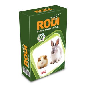 غذای خشک نوتری پت مخصوص خرگوش و همستر وزن 200 گرم