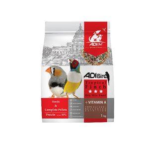 غذای خشک پرنده آدی پت مدل tropical pinch وزن یک کیلوگرم