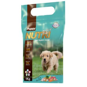 غذای خشک پروبیوتیک توله سگ نوتری پت مدل puppy مقدار 1 کیلوگرم