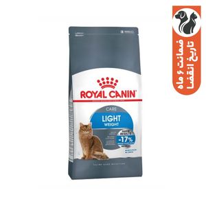 غذای خشک گربه بالغ رویال کنین مدل light weight care وزن 2 کیلوگرم